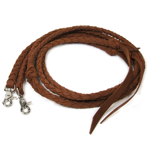 Schutz Bros Braided Leather Split Reins