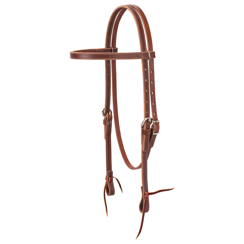 Weaver Economy Latigo Leather Horse Browband Headstall