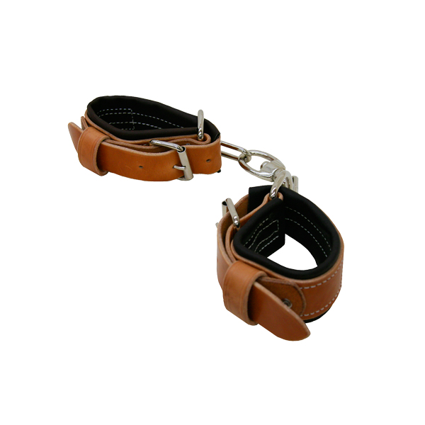 Harness Leather & Chain Two Leg Hobbles