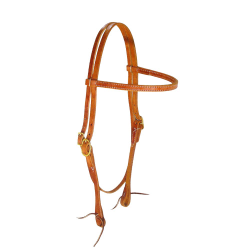 Mule Headstall with premium Hermann Oak Harness Leather