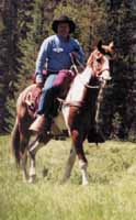 Moose was one of Russ' best trail horses.